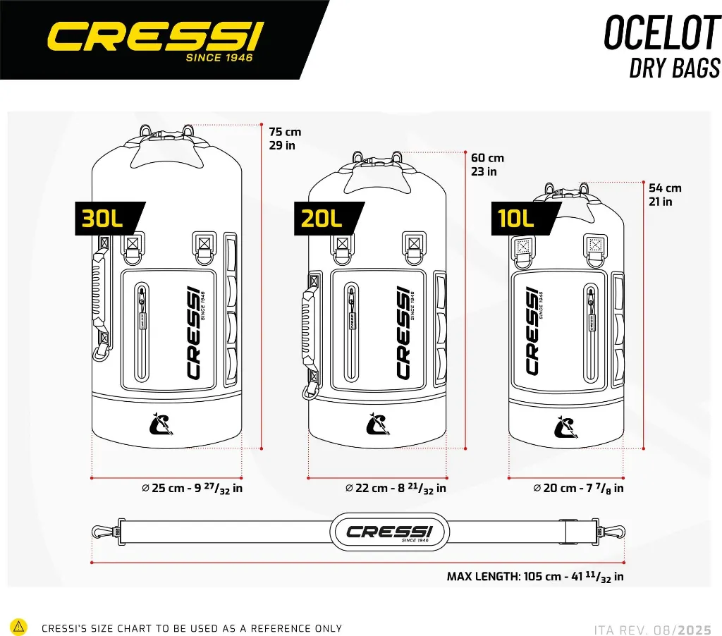 CRESSI_EC_ocelot_bags_MAIN_PT_infographics_10L_PT3_size_chart_azure_white_web.webp
