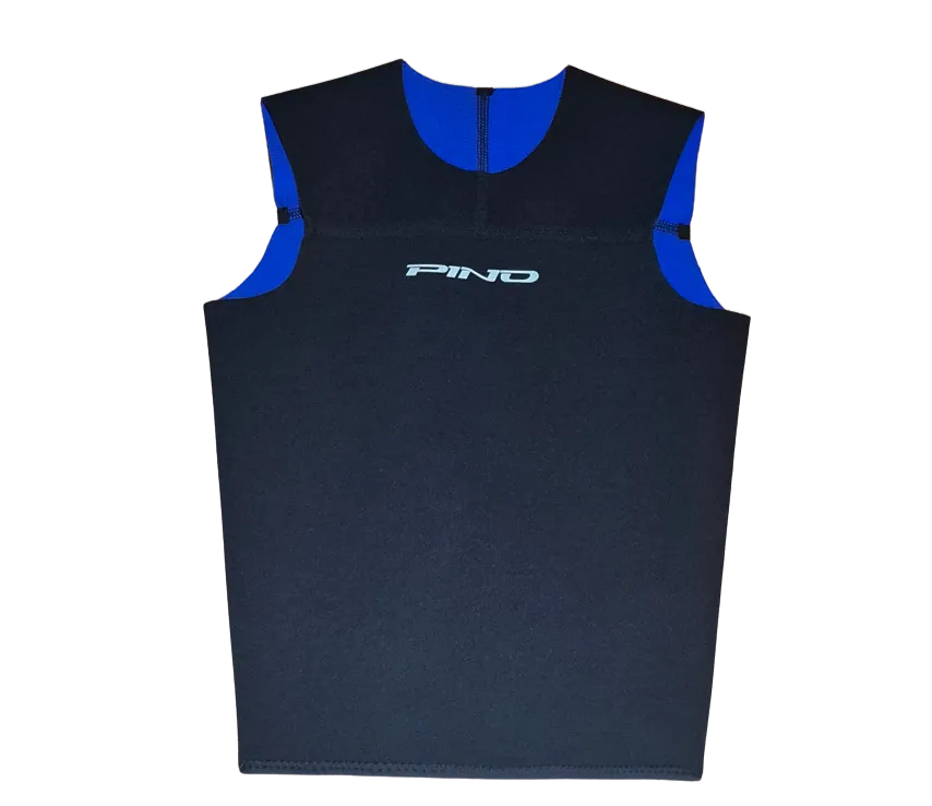 Chaleco de Neoprene Pino 3mm (M, Negro / Azul)